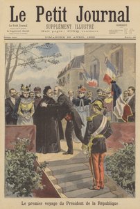 フランスのルベー大統領の最初の公式の旅